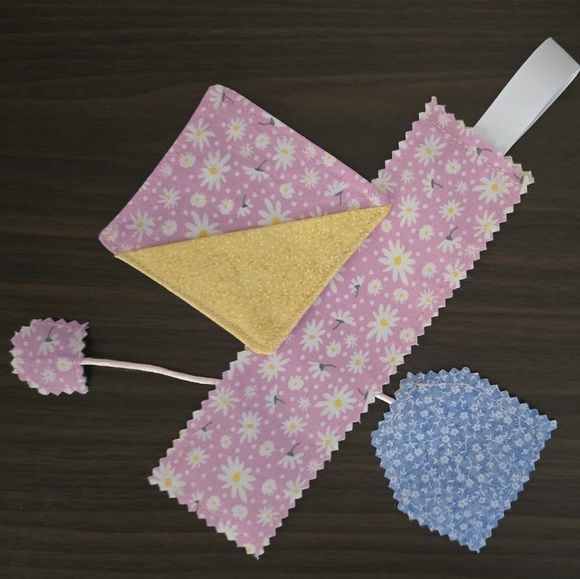 Handmade sewn bookmarks set of 3 - Picture 2 of 2